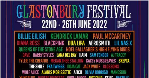 glastonbury festival 2022